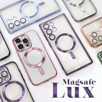 Torbica Magsafe Lux za iPhone 16 Pro 6.3 siva
