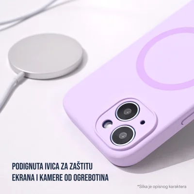 Torbica Magsafe Pure color za iPhone 16 6.1 lila