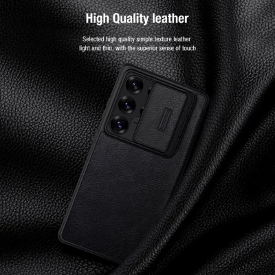 Torbica Nillkin Qin Pro Leather za Samsung S938B Galaxy S25 Ultra crna