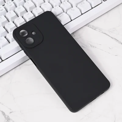 Torbica Silikon Pro Camera za Samsung A075F Galaxy A07 4G crna