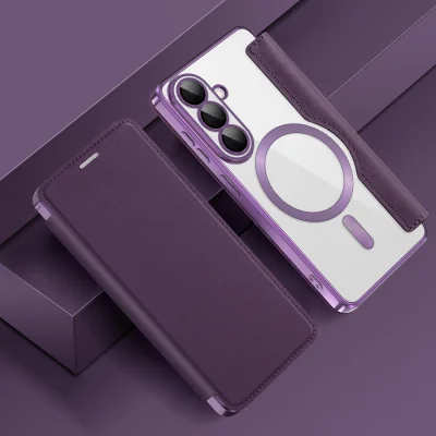 Torbica Magsafe Lux Bi Fold za Samsung S941B Galaxy S26 ljubicasta