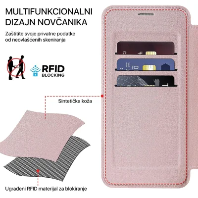 Torbica Magsafe Lux Bi Fold za Samsung S941B Galaxy S26 ljubicasta