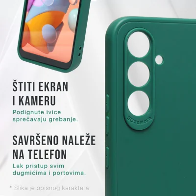 Torbica 3D Camera za Samsung A576B Galaxy A57 5G crna