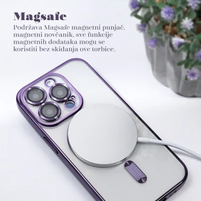 Torbica Magsafe Lux za Samsung A576B Galaxy A57 5G roze