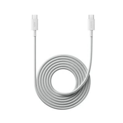 Xiaomi 6A pleteni USB-C to USB-C kabl 1m beli 120W