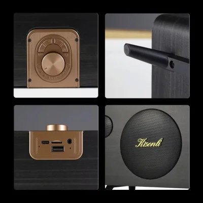 Bluetooth zvučnik Kisonli G103 crni - Retro dizajn