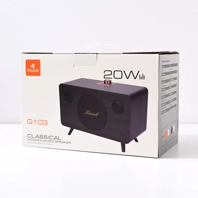 Bluetooth zvučnik Kisonli G103 crni - Retro dizajn