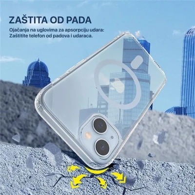 Torbica Magsafe za iPhone 15 6.1 transparent