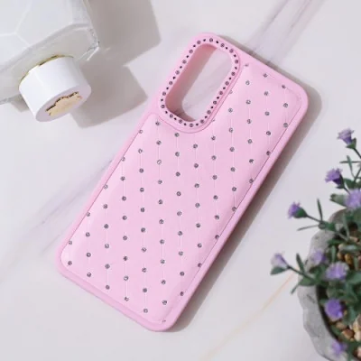 Torbica Bling za Samsung A556B Galaxy A55 5G roze
