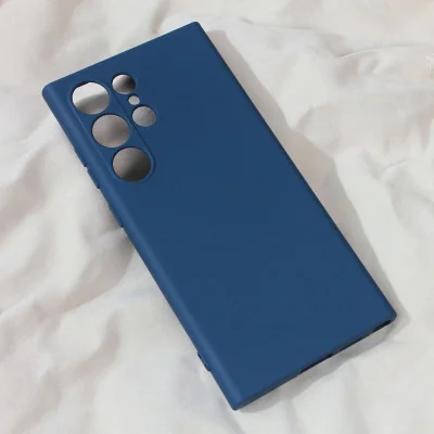 Torbica Teracell Soft Velvet za Samsung S928B Galaxy S24 Ultra tamno plava