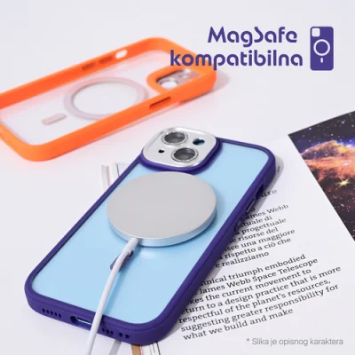 Futrola Magsafe shining za Samsung S928B Galaxy S24 Ultra crna