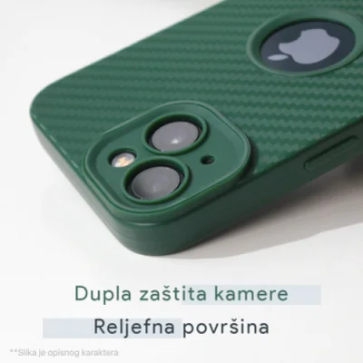Futrola Carbon Stripe za Samsung Galaxy S24 zelena