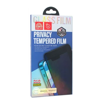 Zaštitno staklo privacy 2.5D full glue za iPhone 14 Pro 6.1 crni
