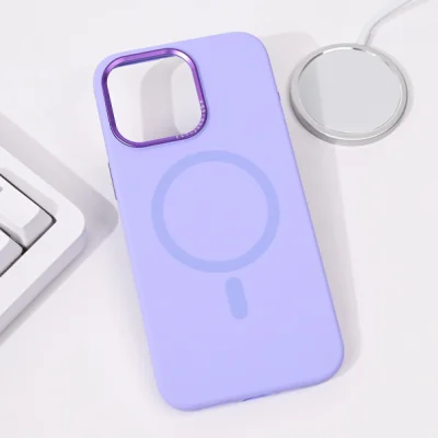 Torbica Magsafe Pure Plus za iPhone 15 Pro Max 6.7 ljubičasta