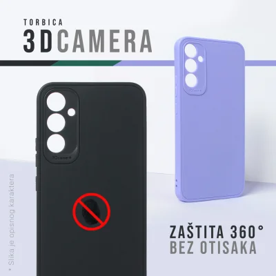 Torbica 3D Camera za Samsung A165F Galaxy A16 5G crna