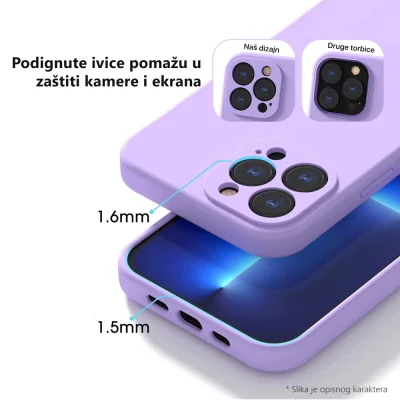 Torbica Teracell Soft Velvet za Samsung A566B Galaxy A56 5G tamno plava