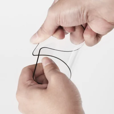 Zaštitno staklo Teracell Titan 2.5D za iPhone 15 Pro 6.1 crni