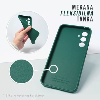 Torbica 3D Camera za Samsung A175 Galaxy A17 tamno zelena