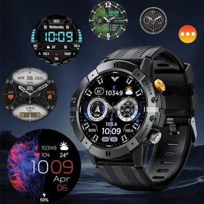 Oukitel BT15 Smart Watch /410mAh/Bluetooth Calls/SpO2,Health Monitoring/Fitness