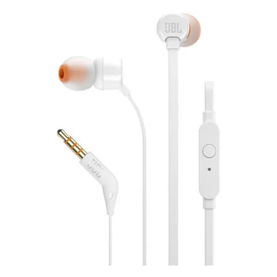 JBL slušalice sa mikrofonom 3,5mm T110 BELE