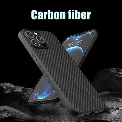 Torbica Carbon fiber za iPhone 16 Pro 6.3 crna