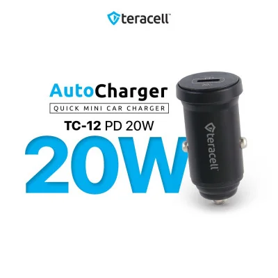 Auto punjač Teracell Evolution TC-12 PD 20W crni