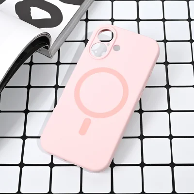 Torbica Magsafe Pure color za iPhone 17 6.3 roze