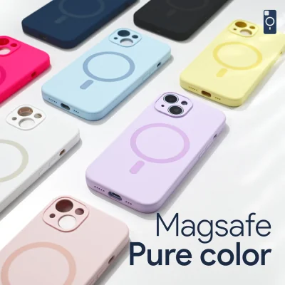 Torbica Magsafe Pure color za iPhone 17 6.3 roze
