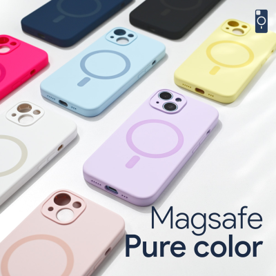 Torbica Magsafe Pure color za iPhone 17 6.3 roze