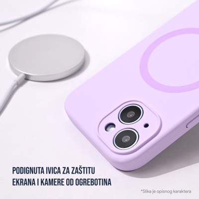 Torbica Magsafe Pure color za iPhone 17 6.3 roze
