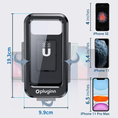Vodootporni držač za mobilni telefon Pluginn PI-02 za bicikl