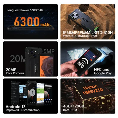 OUKITEL WP32 4/128 6300MAH CRNi