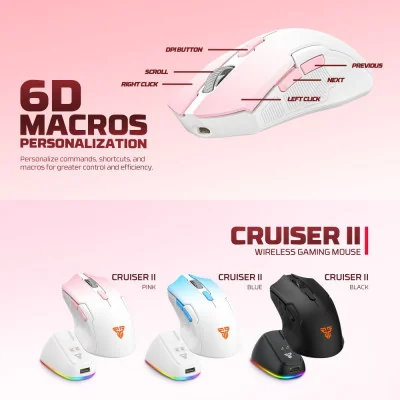 Fantech Bežični Miš WG11V2RD Cruiser II crni