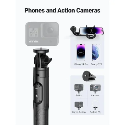 UGREEN LP586 Selfi Štap Tripod sa BT daljinskim