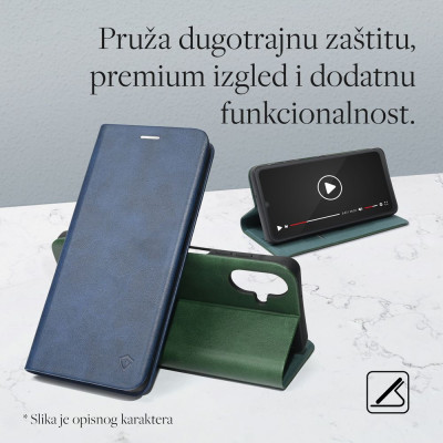 Torbica Teracell Elegant Flip za Samsung Galaxy A06/A07 crvena