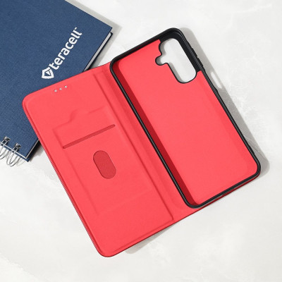 Torbica Teracell Elegant Flip za Samsung Galaxy A16/A17 crvena