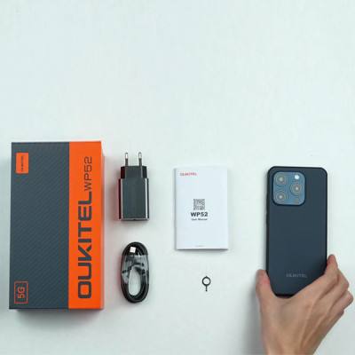 Oukitel WP52 black Rugged Smartphone 5G 4GB/256GB