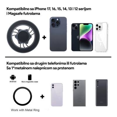 Držač za mobilni telefon LK11 Gym series crni