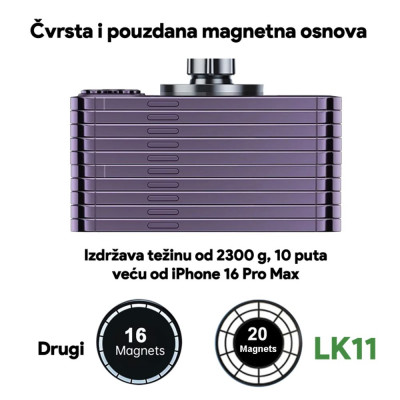 Držač za mobilni telefon LK11 Gym series crni