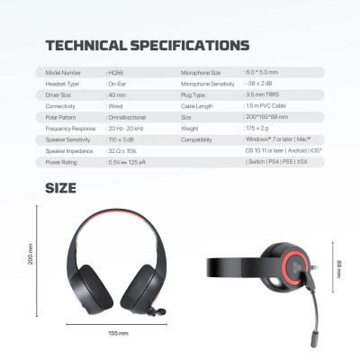 Fantech Gaming Slušalice HQ56 Tone II crne