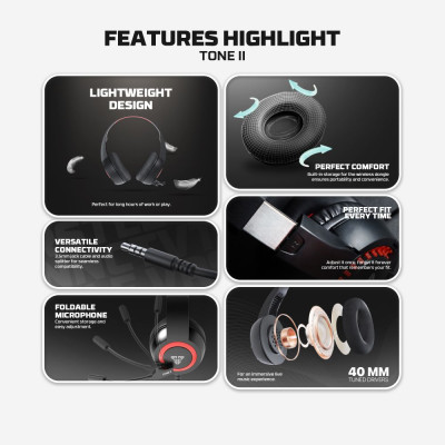Fantech Gaming Slušalice HQ56 Tone II crne