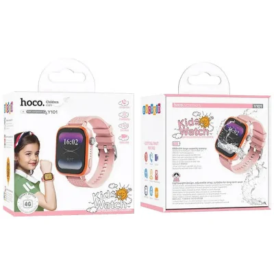 Y101 Pink Pametni sat za decu 1.83 ekran, 4G, Nano SIM
