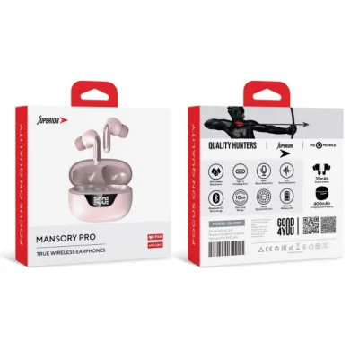 Slušalice bluetooth Superior Mansory Pro ANC+ENC pink