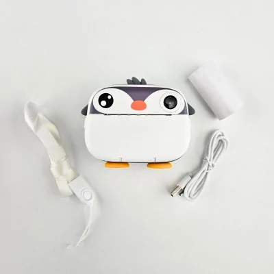 DEČIJI DIGITALNI FOTOAPARAT SA ŠTAMPAČEM SIVI