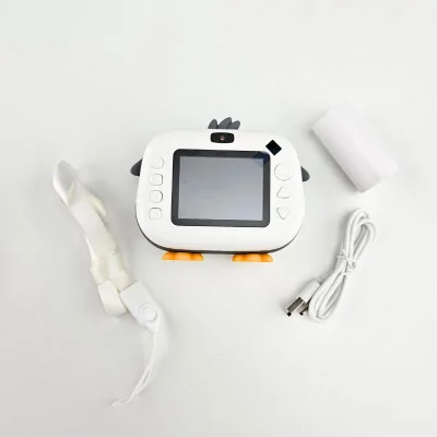 DEČIJI DIGITALNI FOTOAPARAT SA ŠTAMPAČEM SIVI