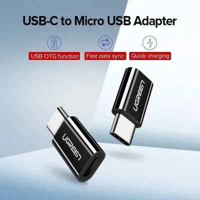 UGREEN ADAPTER MIKRO NA TYPE Cus157 crni