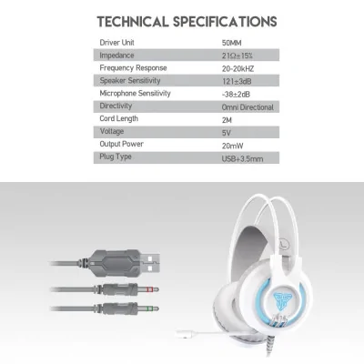 FANTECH Gejmerske slušalice HG20 CHIEF II SPACE EDITION