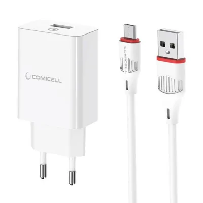 COMICELL Kućni Punjač Superior CO-BA21A Fast QC3.0 18W 3A Micro USB, bela
