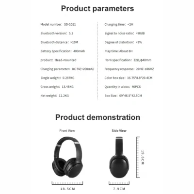 SODO Bluetooth slušalice SD-1011 roze