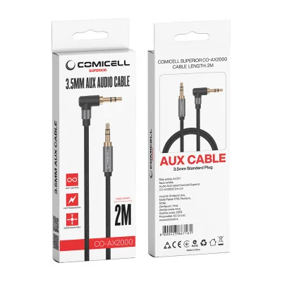 COMICELL AUDIO AUX KABAL 2M crni